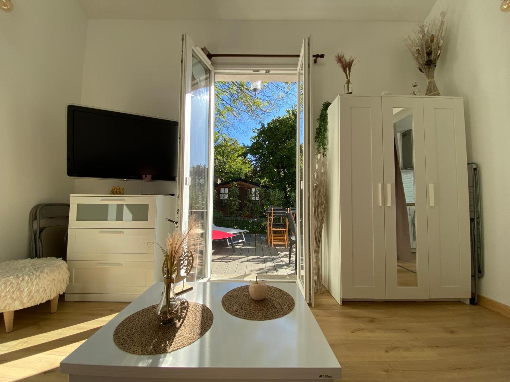 The Little Oak - Tiny House With Bed On Mezzanine & Terrace - From 1 To 4 P Disney, Paris & Cdg Pomponne المظهر الخارجي الصورة