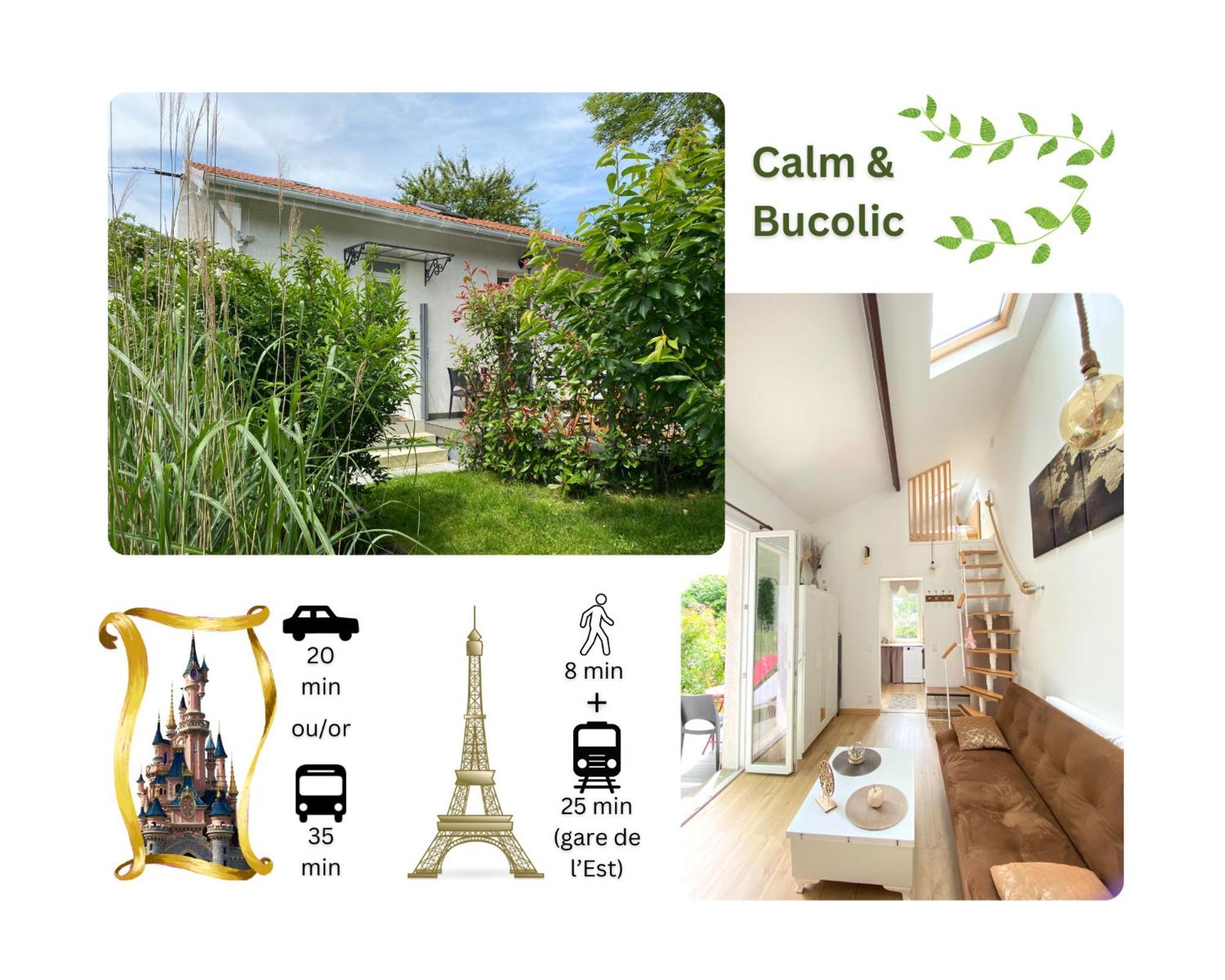 The Little Oak - Tiny House With Bed On Mezzanine & Terrace - From 1 To 4 P Disney, Paris & Cdg Pomponne المظهر الخارجي الصورة